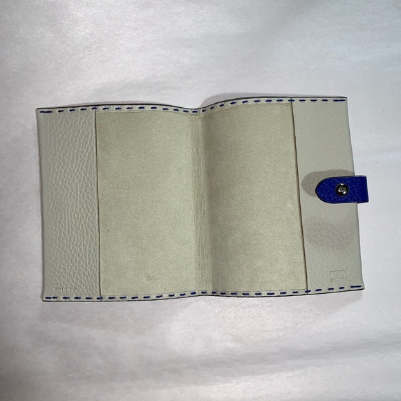 NIB auth FENDI cobalt blue SELLERIA purse CALENDAR - Picture 9 of 13